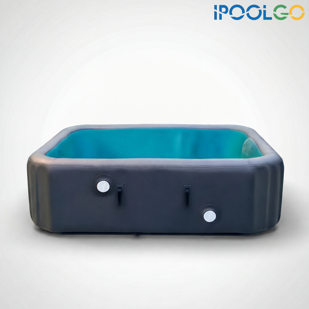 Бассейн (купель) прямоугольный надувной т.м. IPOOLGO®, 200 х 200 х H80 см